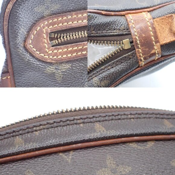 LOUIS VUITTON Marly Dragonne GM Clutch Hand Bag Monogram Brown M51825 08EF458 - Picture 9 of 16